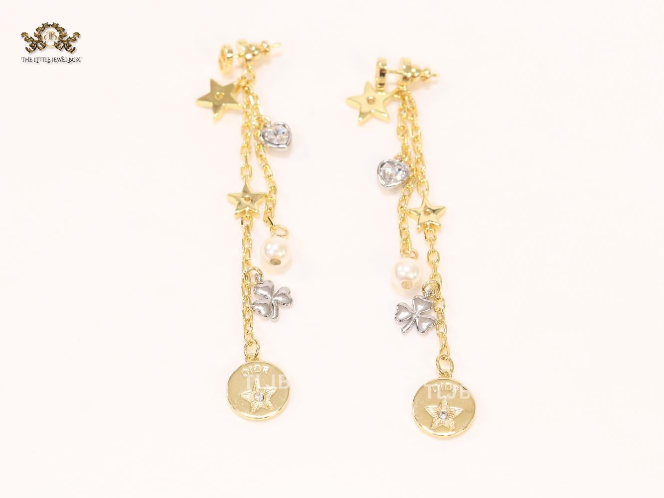 Alphabet CD with charms dangler