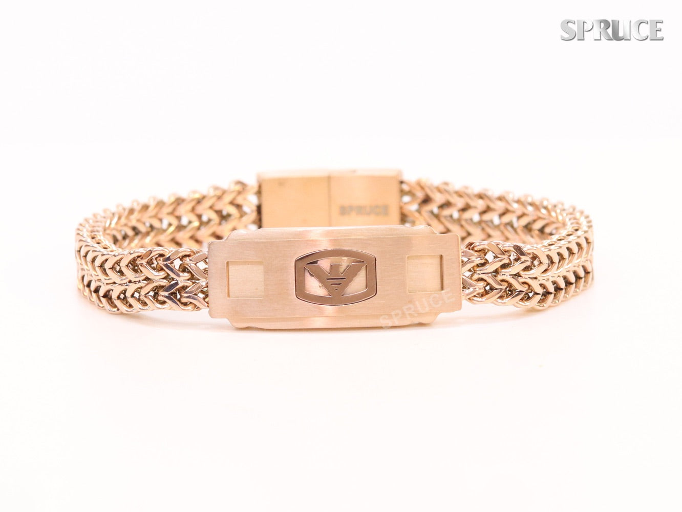 Alphabet A&E rose gold bracelet