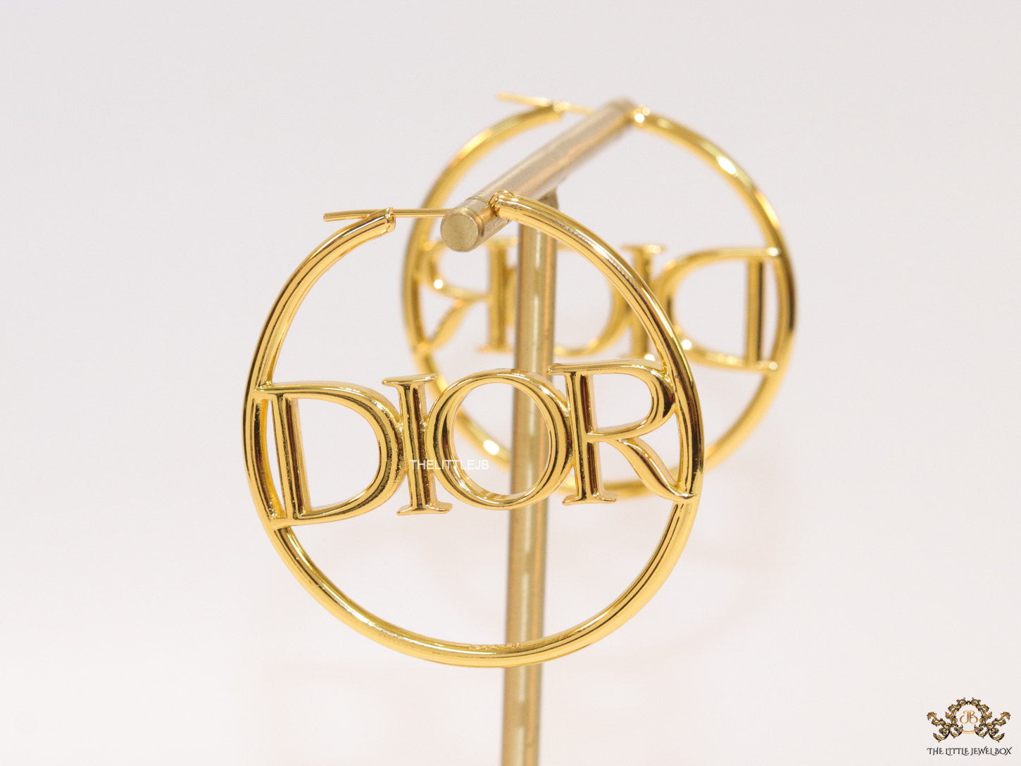 Large golden alphabet  hoops