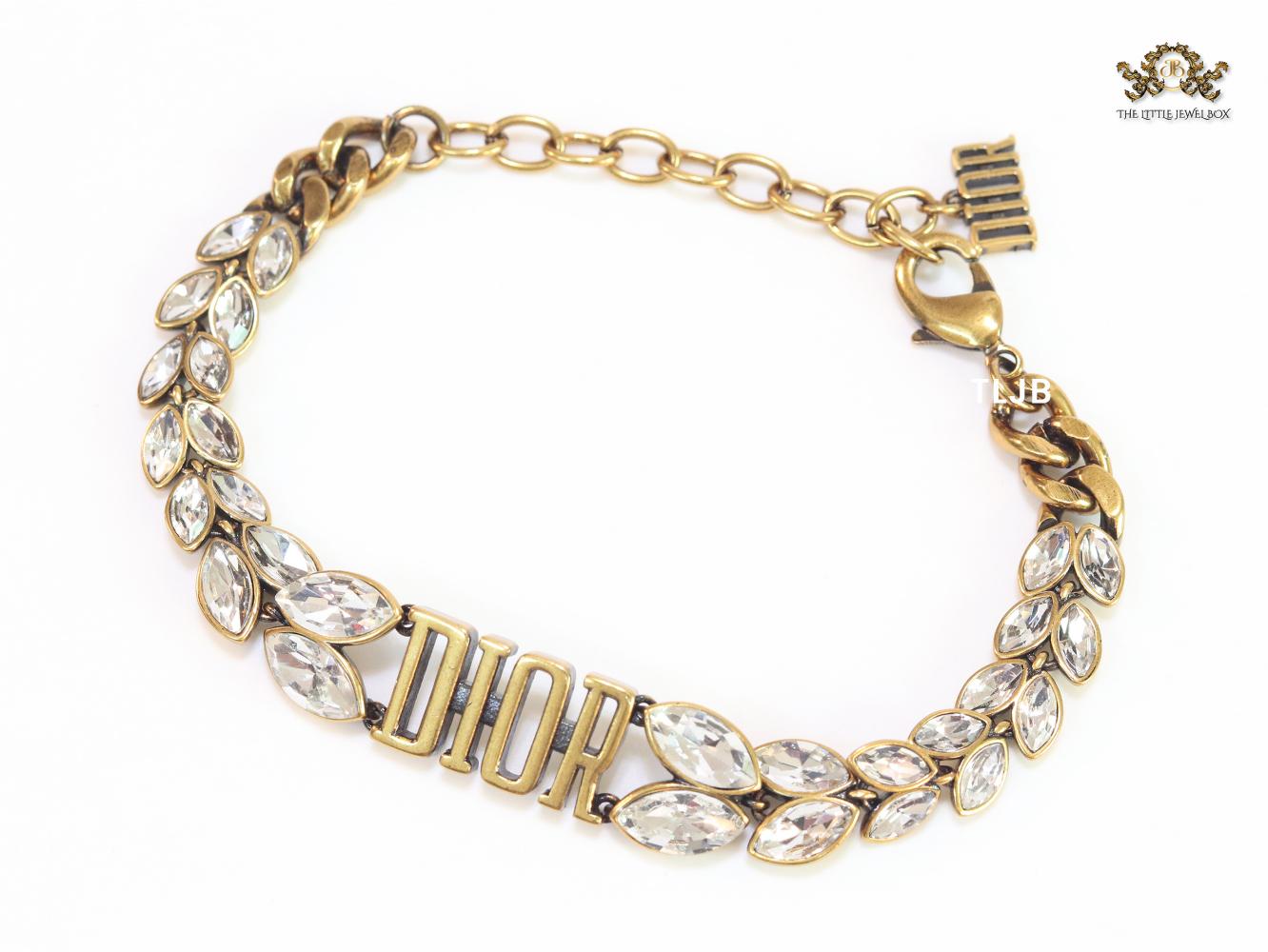 Uncut Cz rustic Alphabet CD bracelet