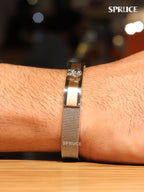 Medusa's mesh platinum Bracelet