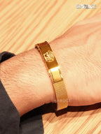 Medusa's mesh gold Bracelet