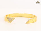 Alphabet P Cz and gold bracelet