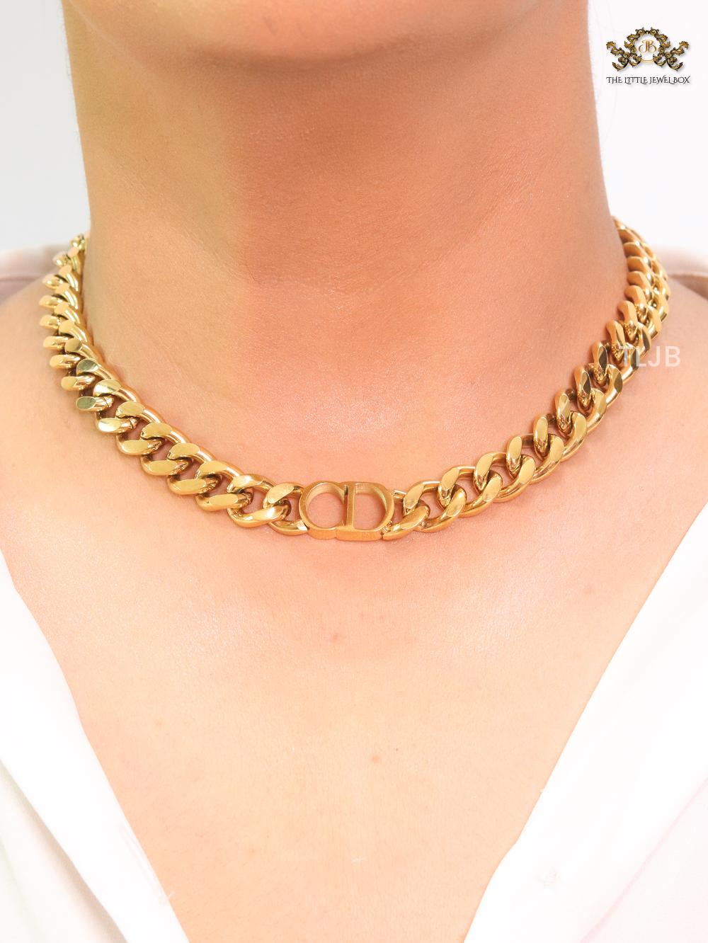 Alphabet CD link choker