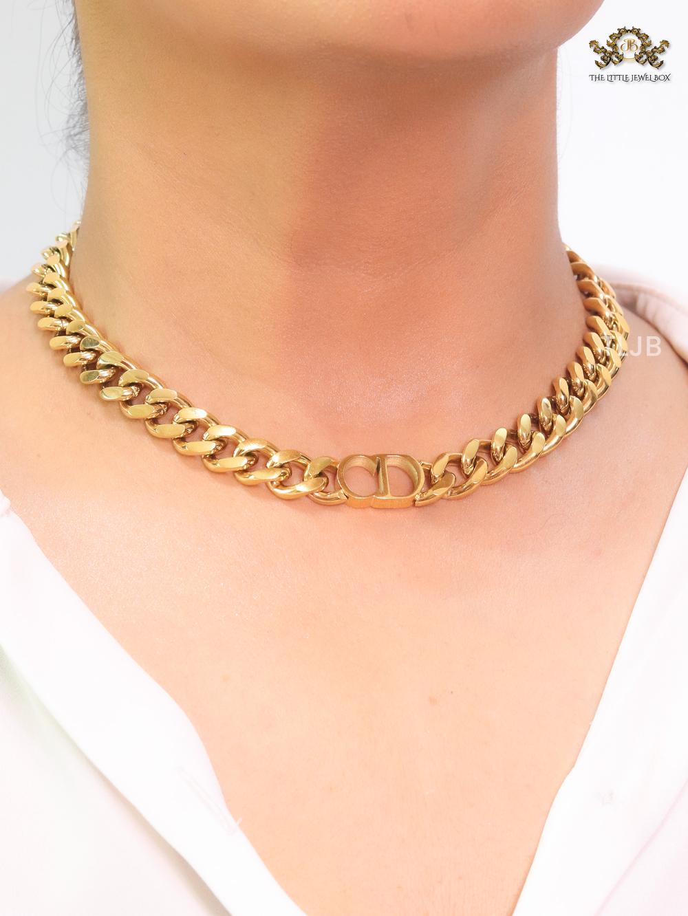 Alphabet CD link choker