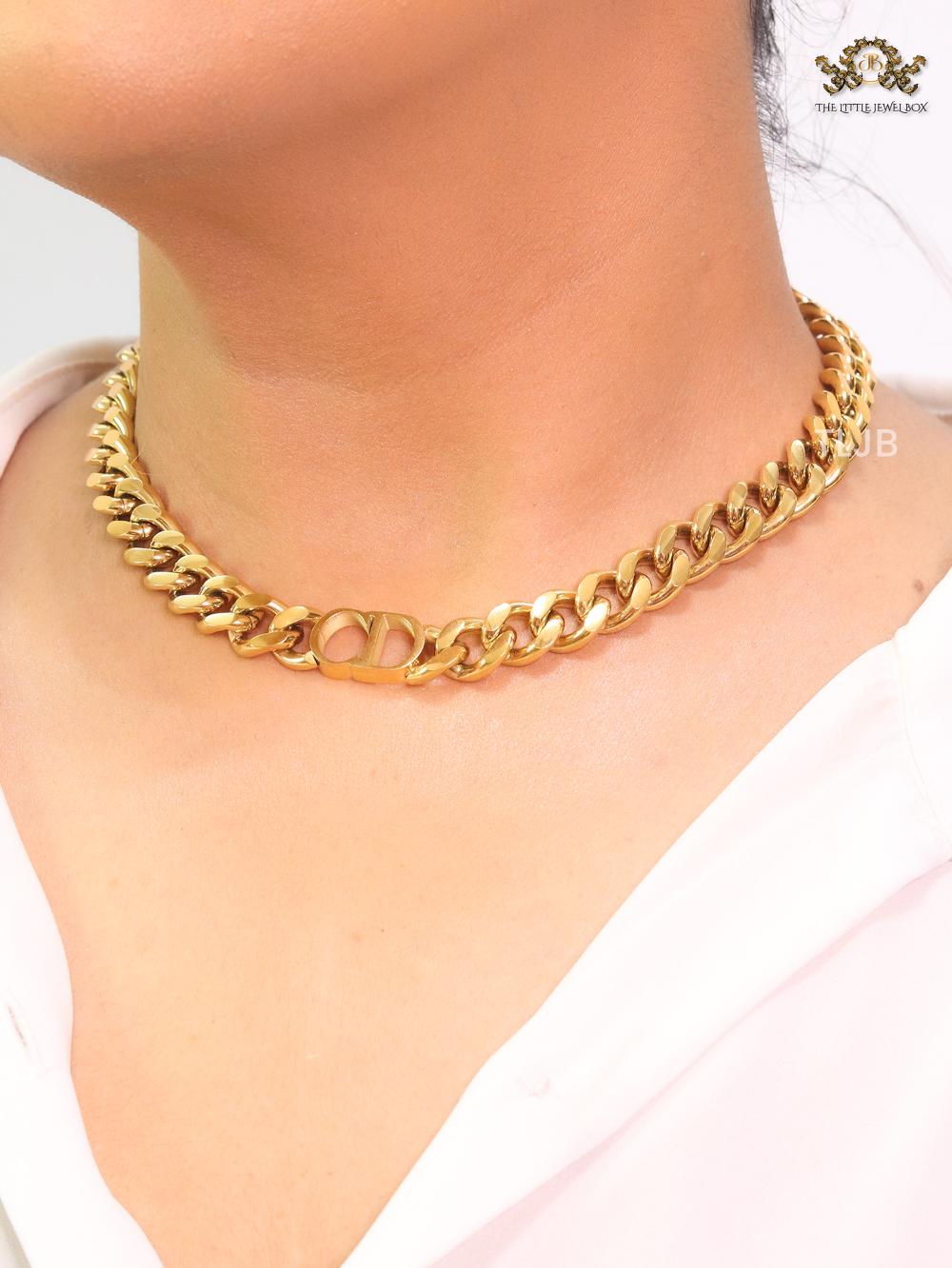 Alphabet CD link choker