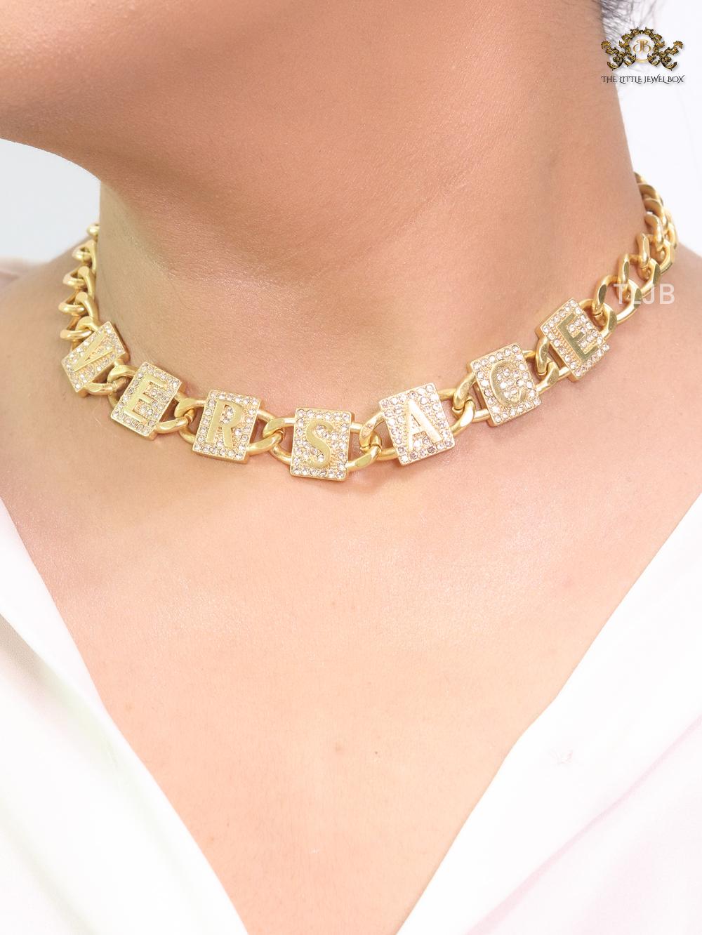 Medusa Cz  chunky choker