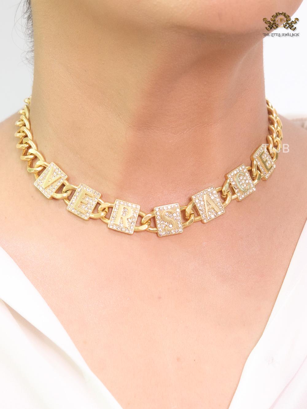 Medusa Cz  chunky choker