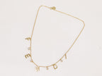 Alphabet charms necklace - F