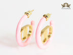 Alphabet CD pink hoops