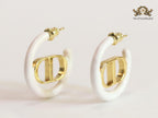Alphabet CD white hoops