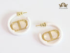 Alphabet CD white hoops