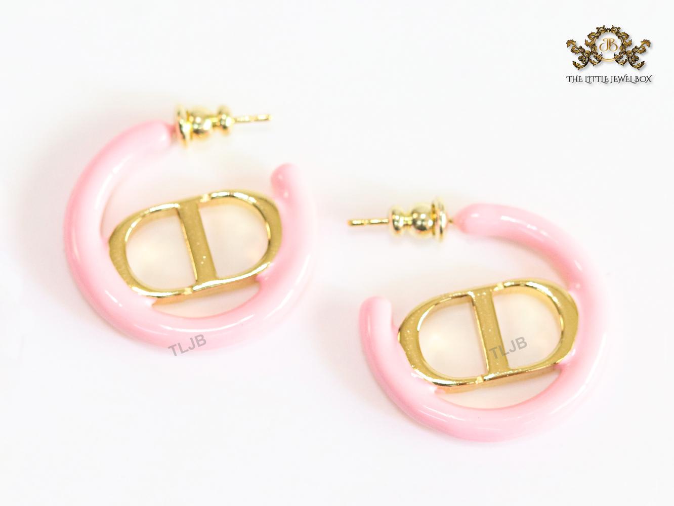 Alphabet CD pink hoops
