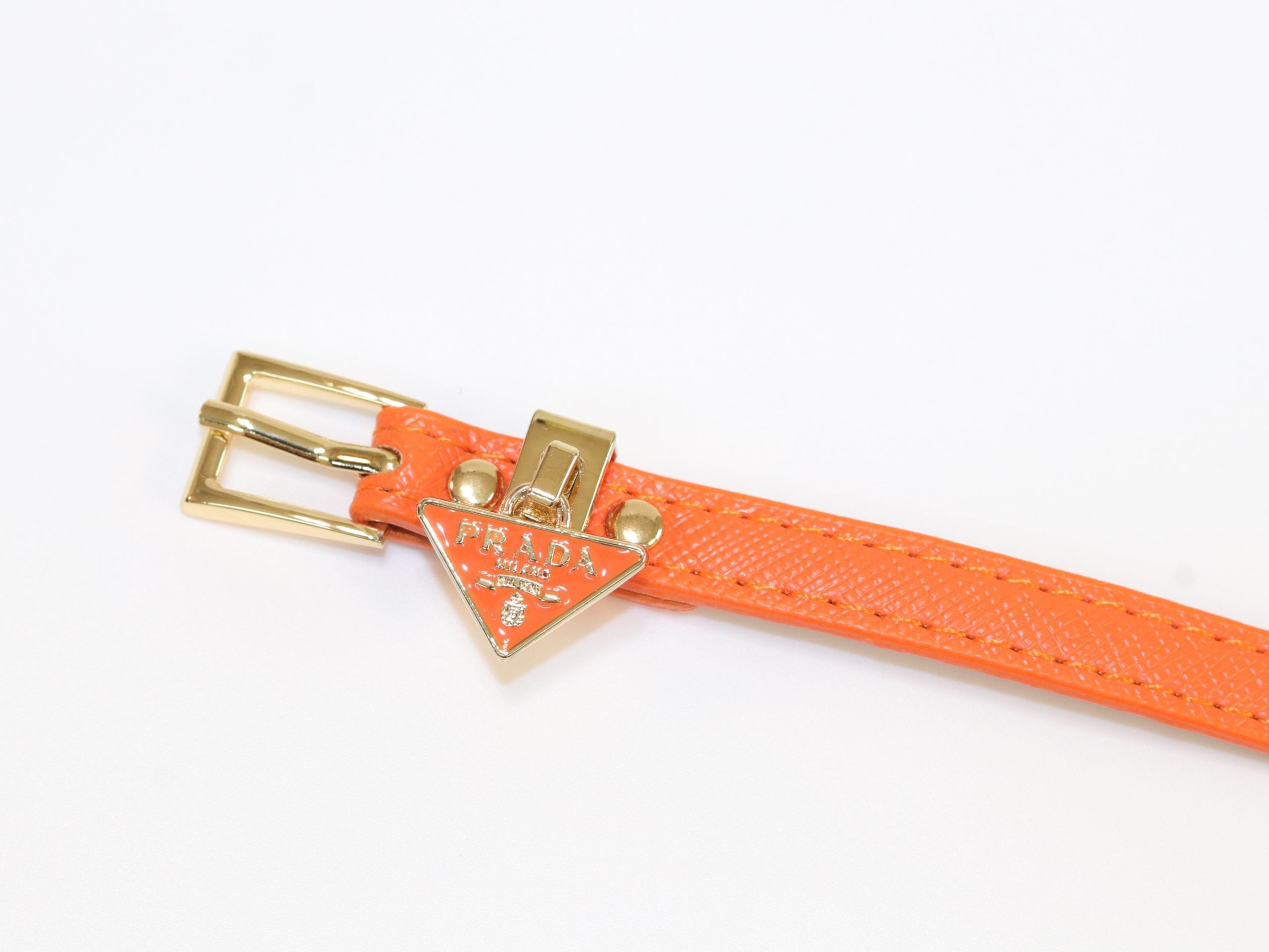 Orange belted bracelet