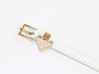 White belted bracelet