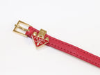 Red belted bracelet