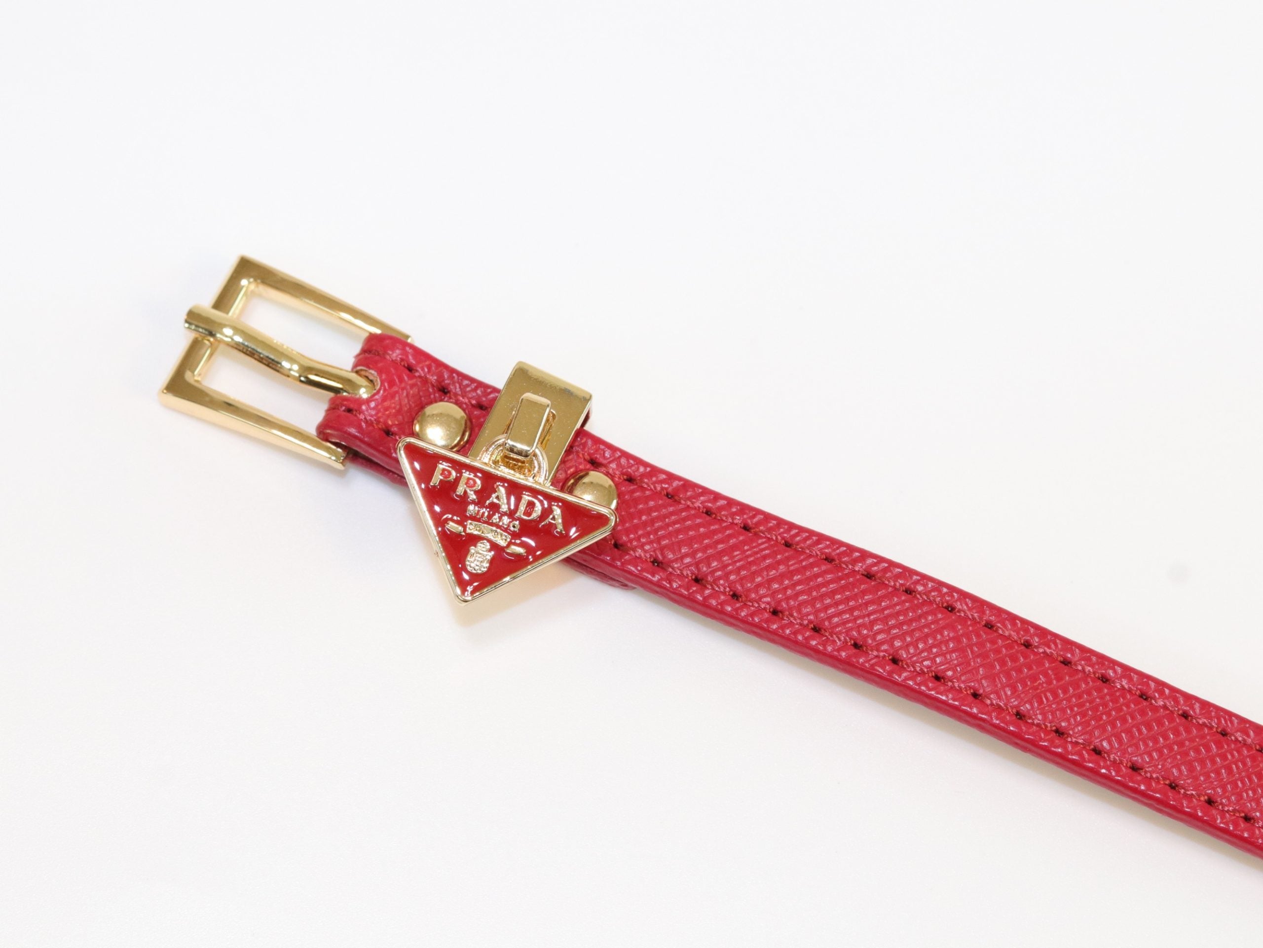 Red belted bracelet