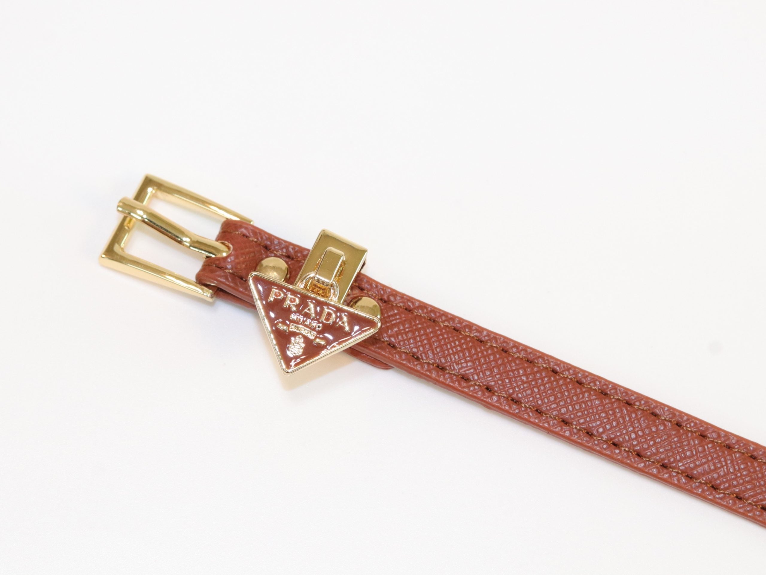 Brown belted bracelet
