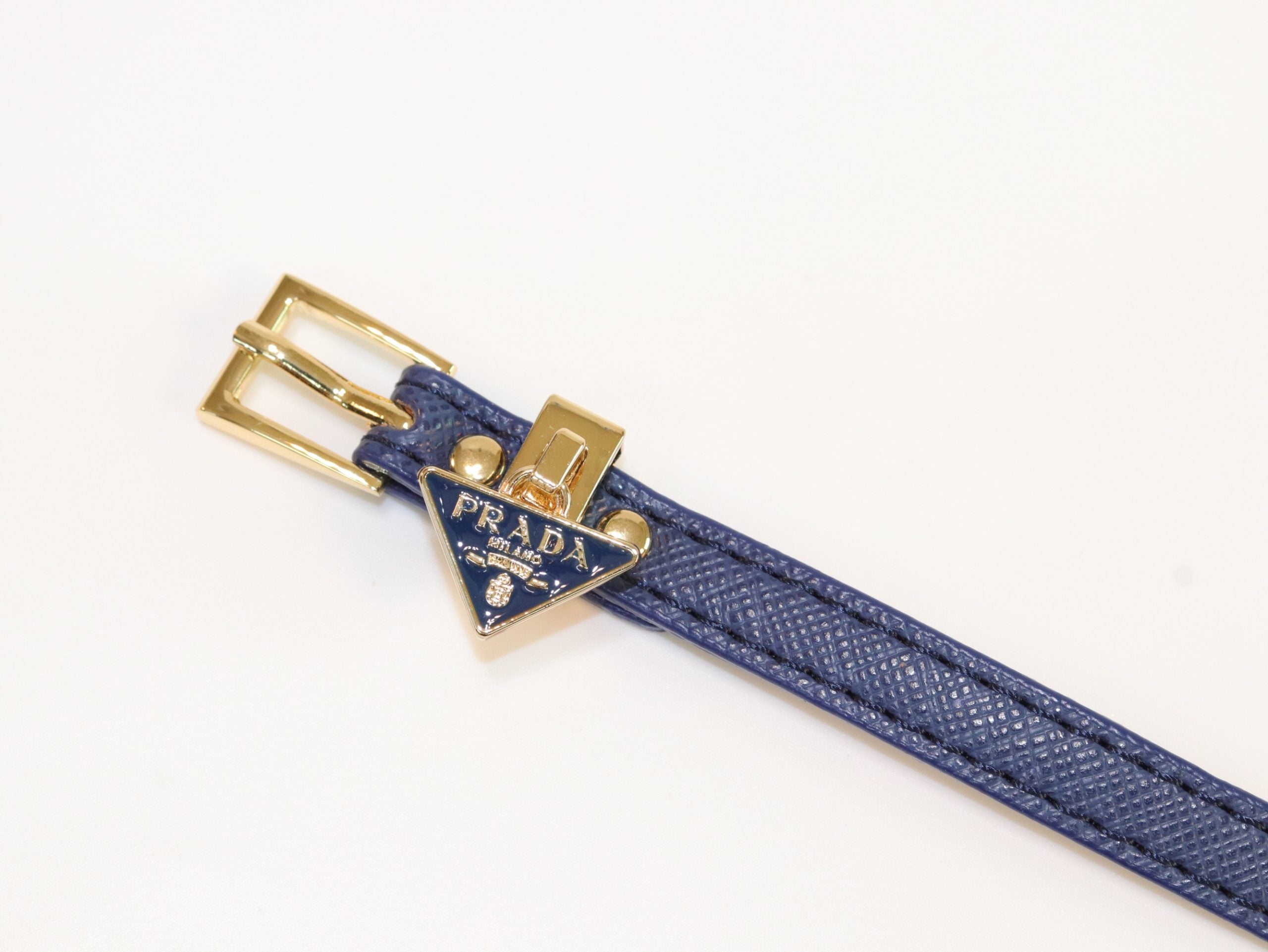 Blue belted bracelet