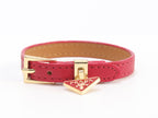 Red belted bracelet