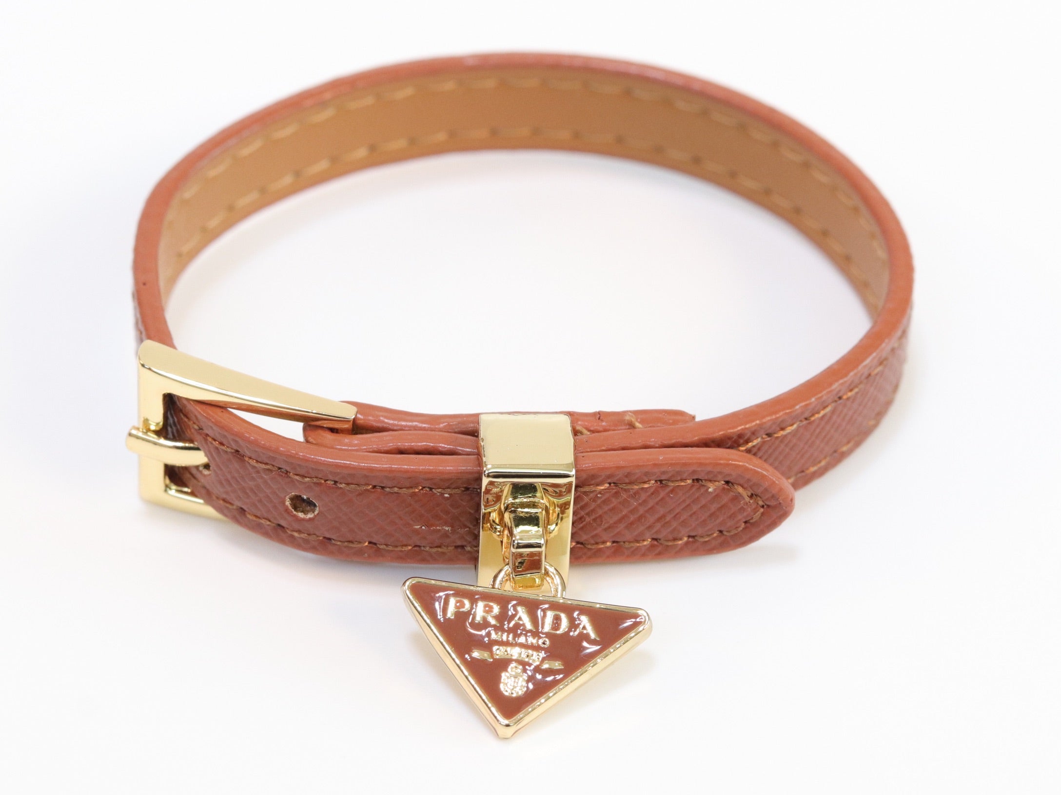 Brown belted bracelet
