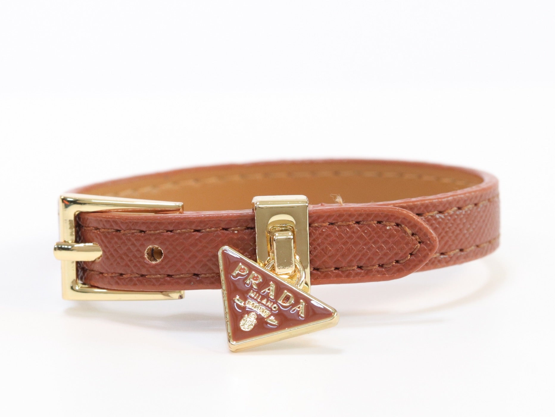 Brown belted bracelet