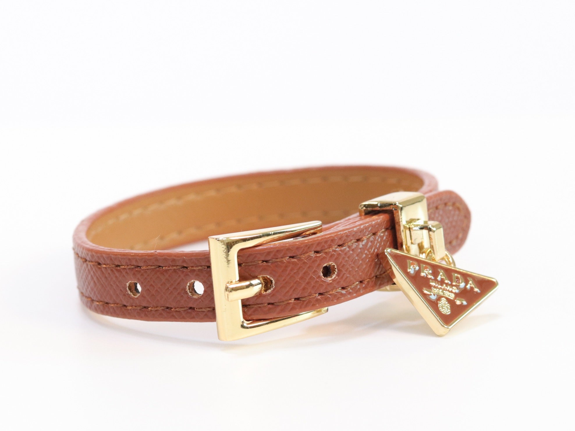 Brown belted bracelet