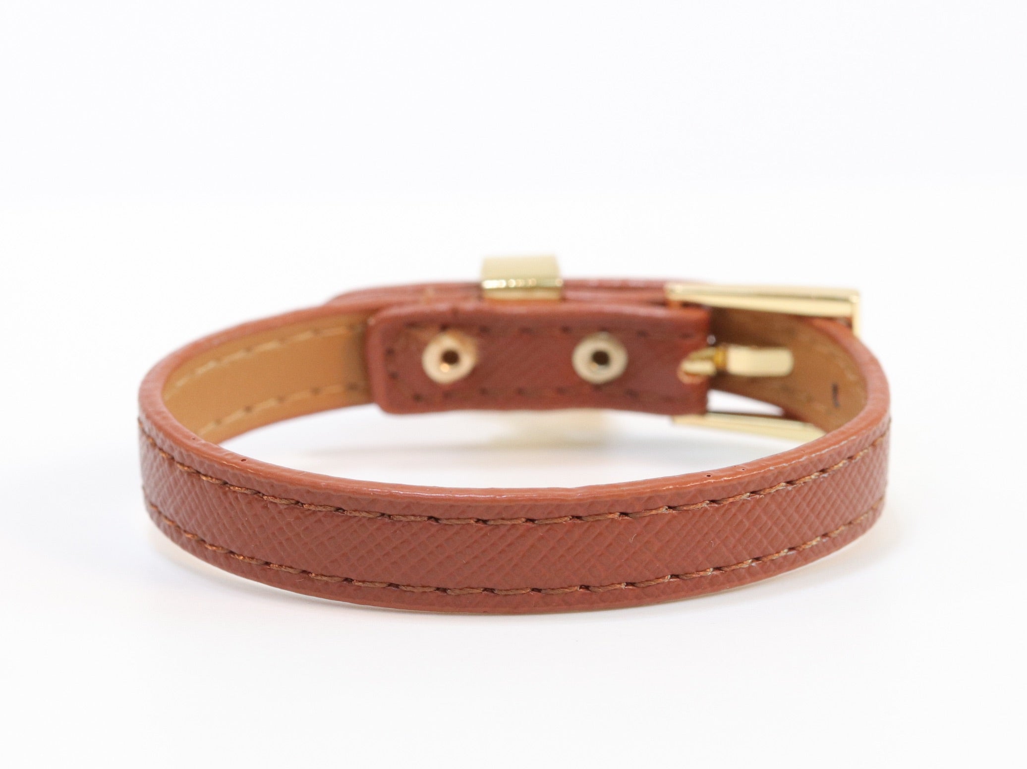 Brown belted bracelet