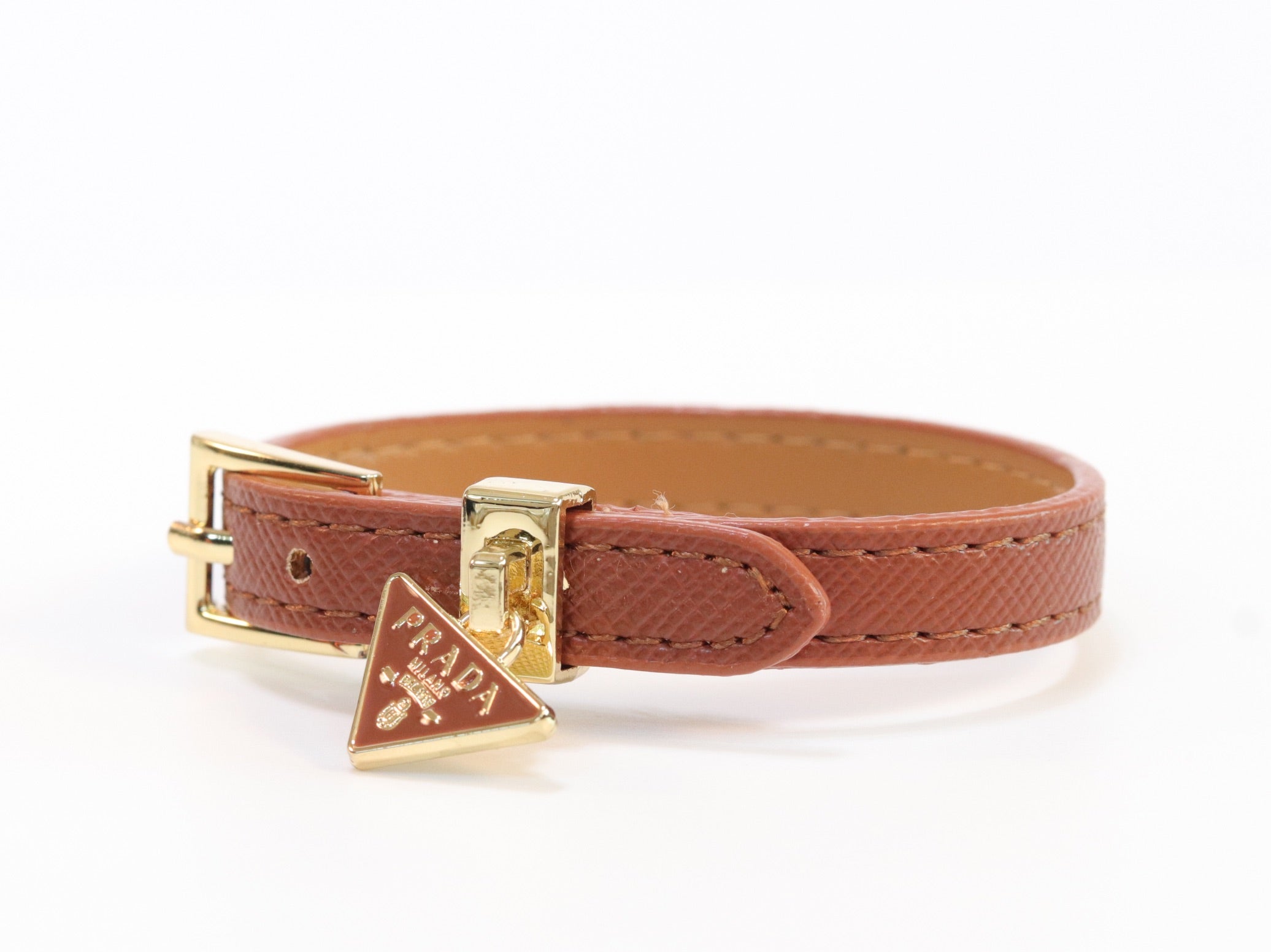 Brown belted bracelet
