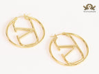 Alphabet vertical V hoops