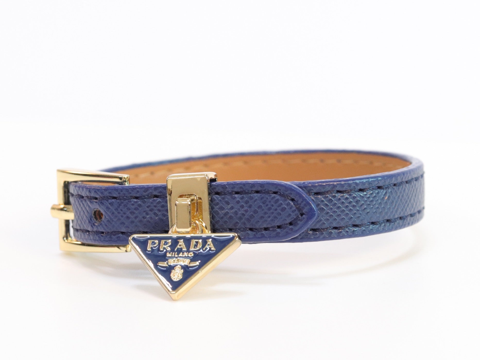 Blue belted bracelet