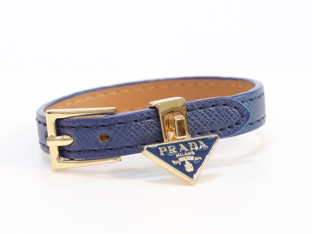 Blue belted bracelet