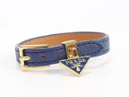 Blue belted bracelet