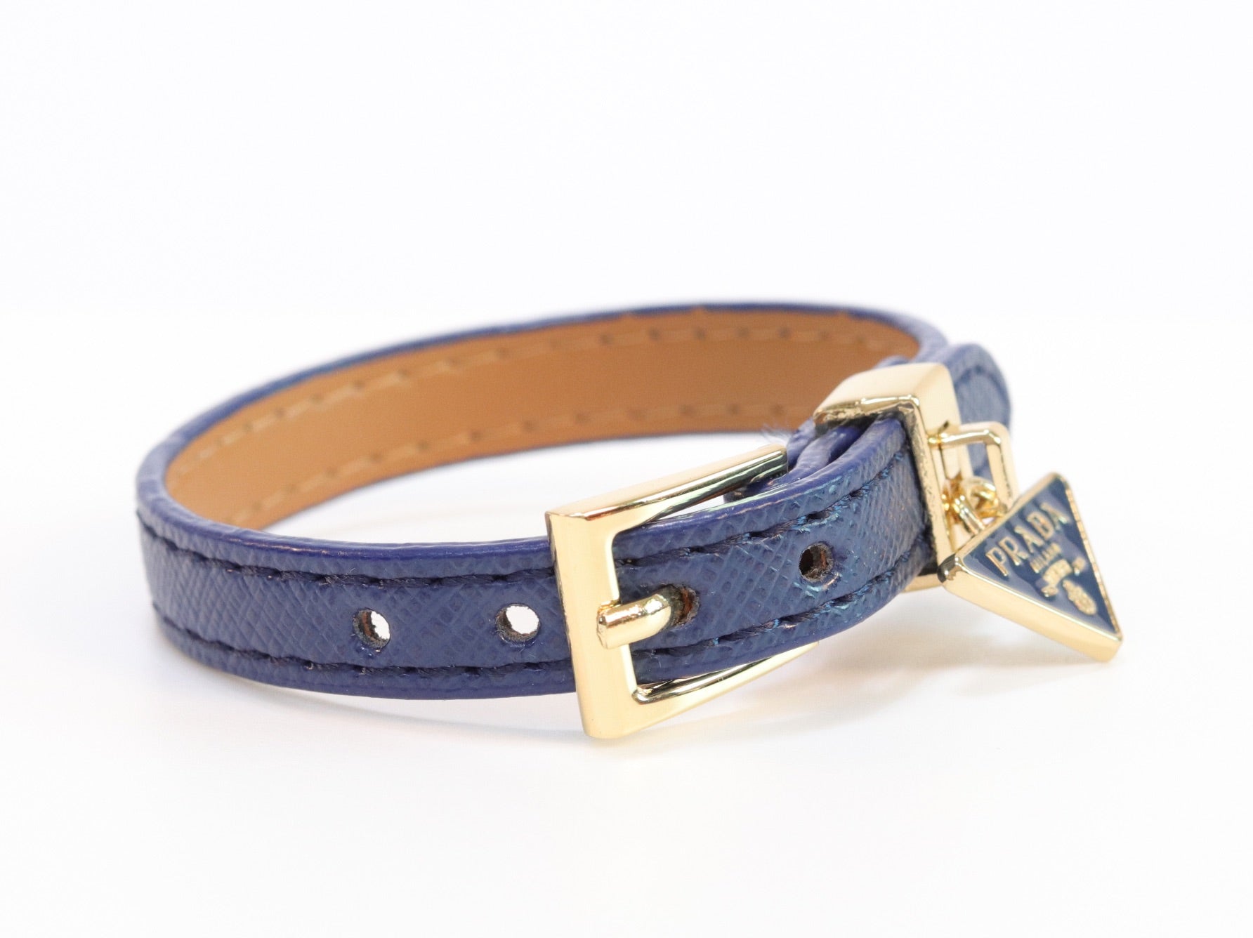 Blue belted bracelet