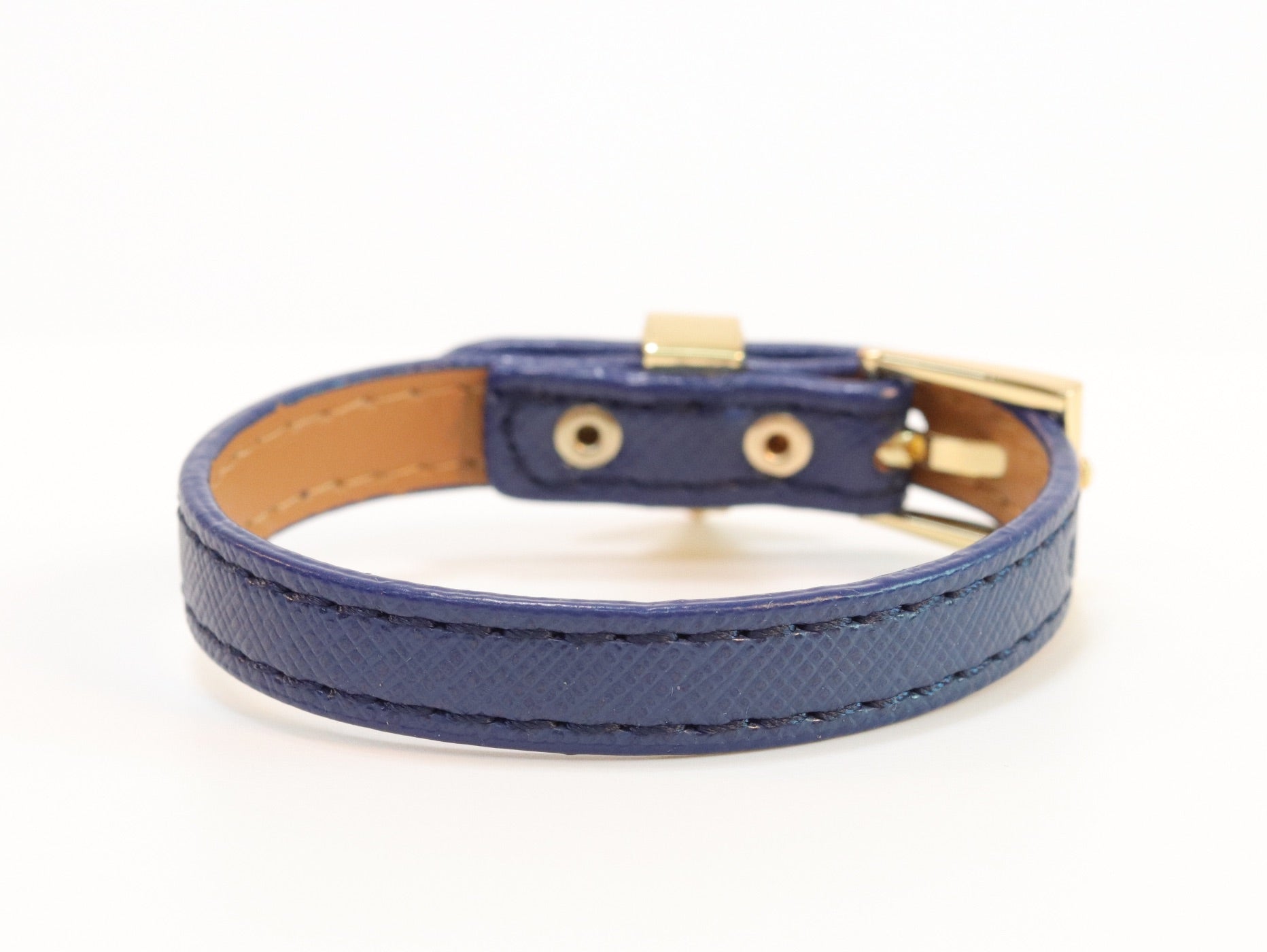 Blue belted bracelet