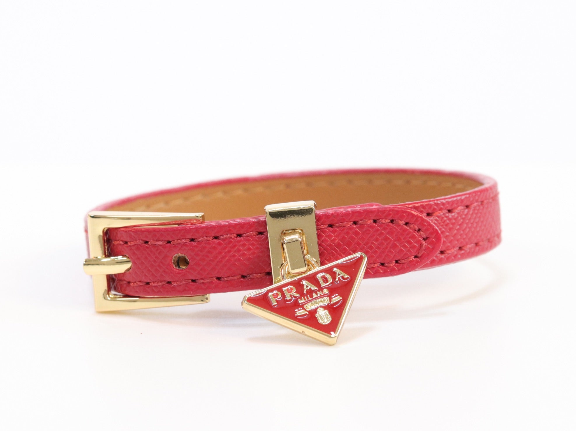 Red belted bracelet