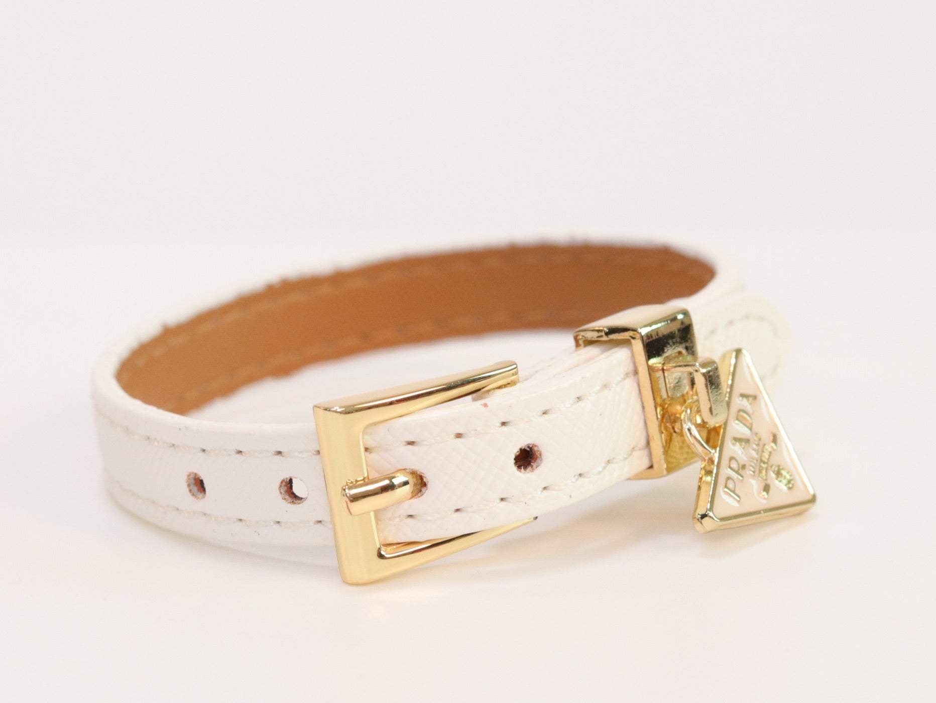White belted bracelet