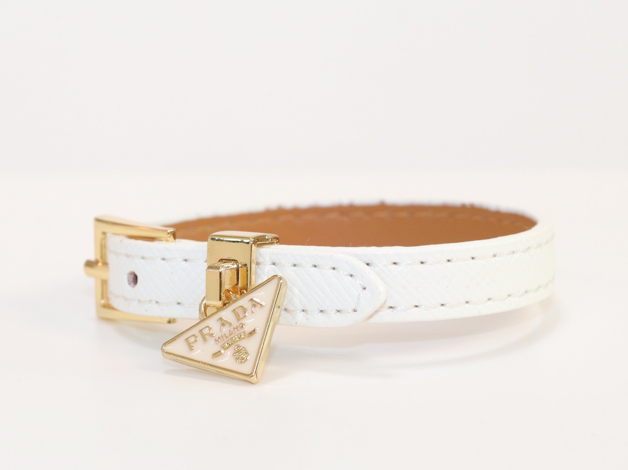 White belted bracelet