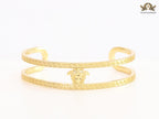Medusa on gold bracelet