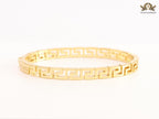 Gold plated Medusa Greca Bracelet