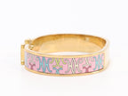 Alphabet H pastel pink bracelet
