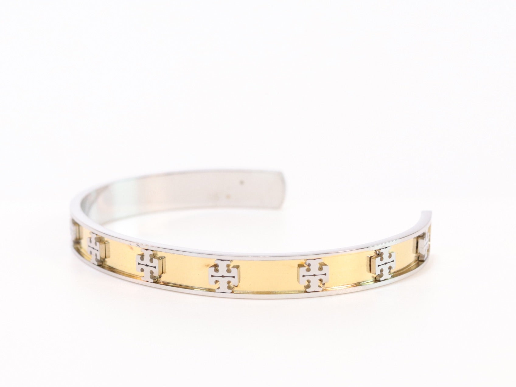 Platinum and gold sleek band
