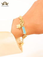 Medusa charms bracelet