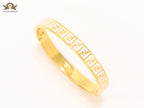 White Double F Gold Bracelet