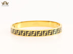 Black Double F Gold Bracelet
