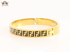 Black Double F Gold Bracelet