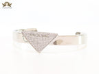 Alphabet P Platinum open bracelet