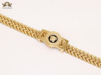 Medusa and Greca gold link chain