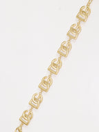 D and G Alphabet Motif Bracelet