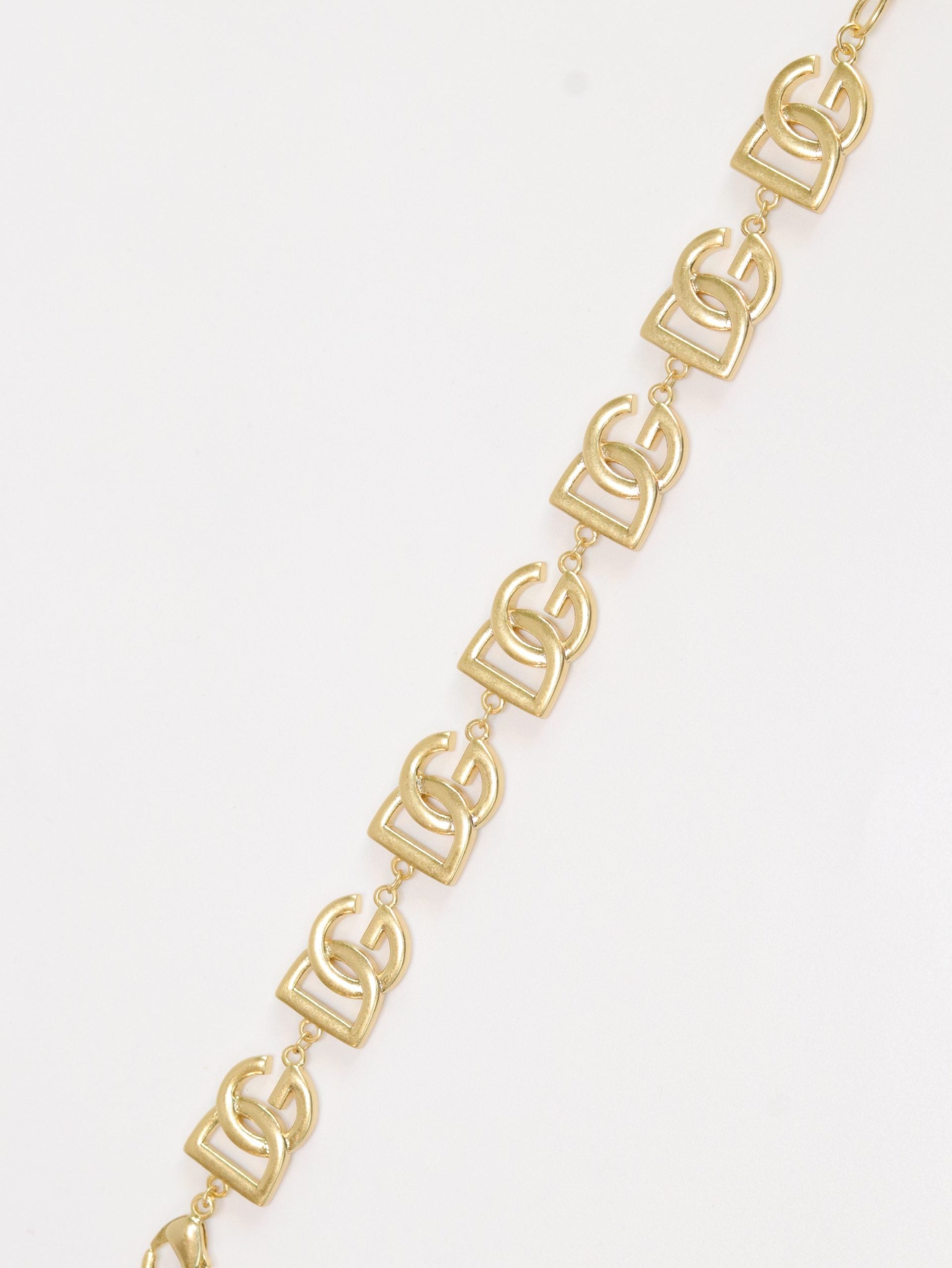 D and G Alphabet Motif Bracelet